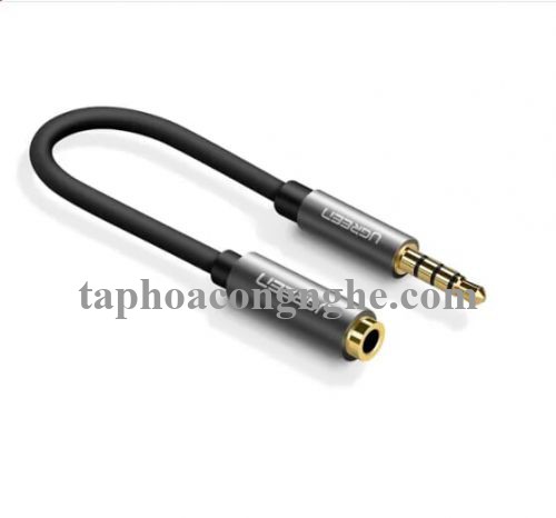 Ugreen 30746 20CM màu Đen Cáp âm thanh 3.5mm nối dài 30746 30030746